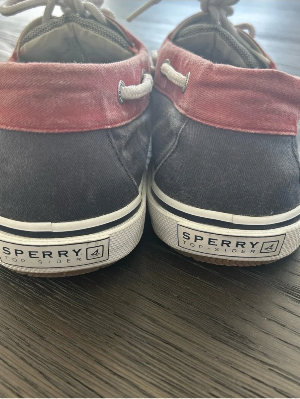 Men’s SPERRY Top-siders Boat Shoes Red/White/Blue Size 13M